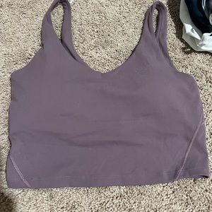 Kamo fitness crop top - lavender